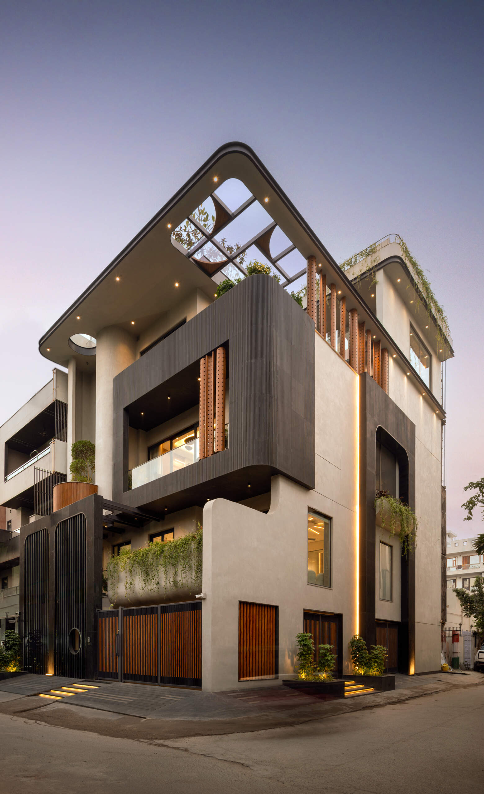 See how flowing curves, sculpted forms and neutral materials give The Arthouse its unforgettable architectural identity.