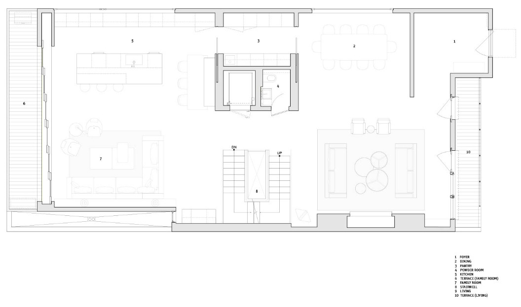 Discover how the floor plans of the Chromatic Scale Residence by Studio VARA balance open gathering spaces with private retreats across multiple levels. Anchored by a vibrant staircase that connects the entire home, the layout creates a seamless flow between family living, entertaining, and quiet moments.