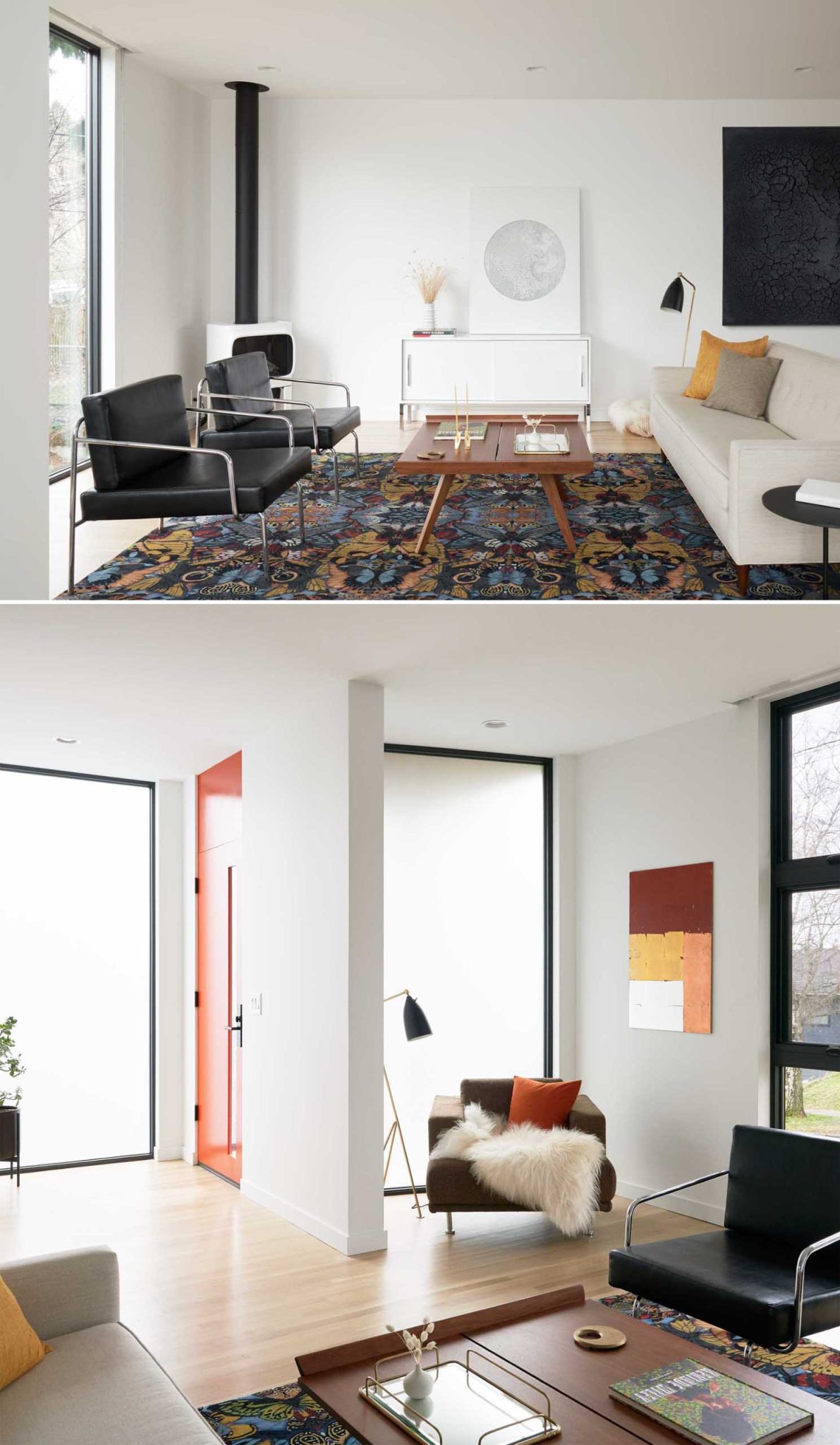 Removing walls created one spacious living, dining, and kitchen area that feels brighter, more open, and better suited to family living.