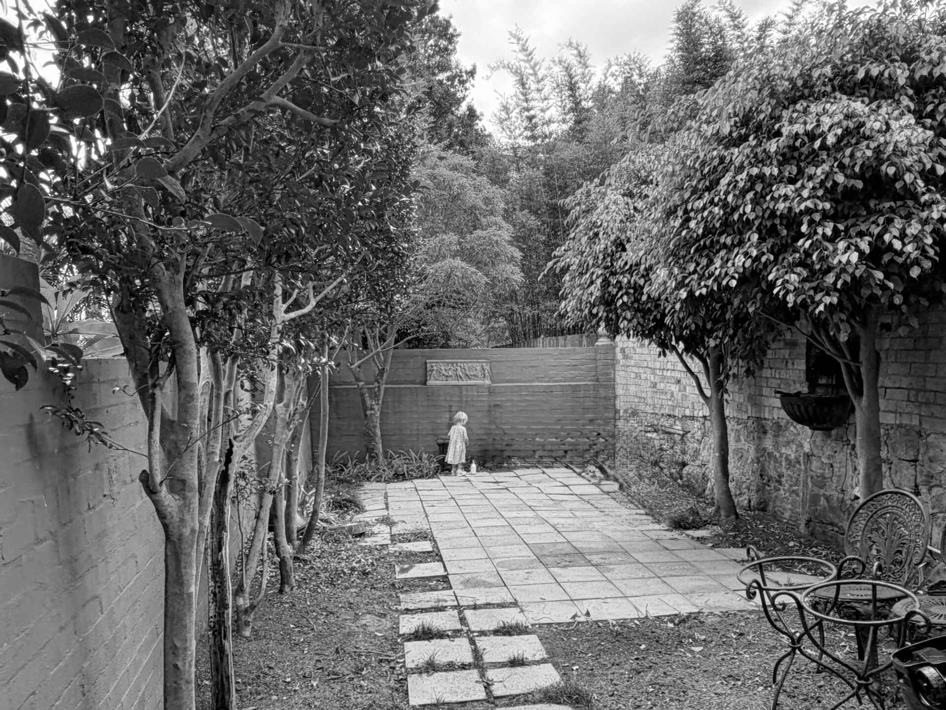 BEFORE - Discover how Noble Architecture transformed an awkward Sydney courtyard into a welcoming outdoor space with a completely reimagined layout.