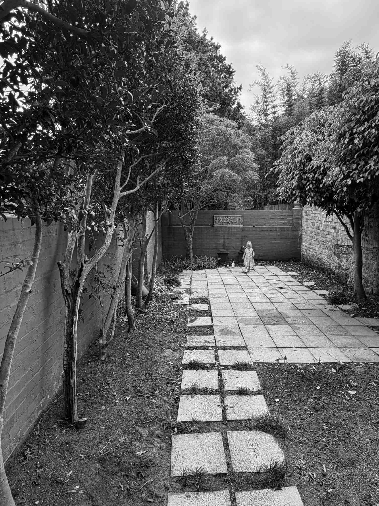 BEFORE - Discover how Noble Architecture transformed an awkward Sydney courtyard into a welcoming outdoor space with a completely reimagined layout.