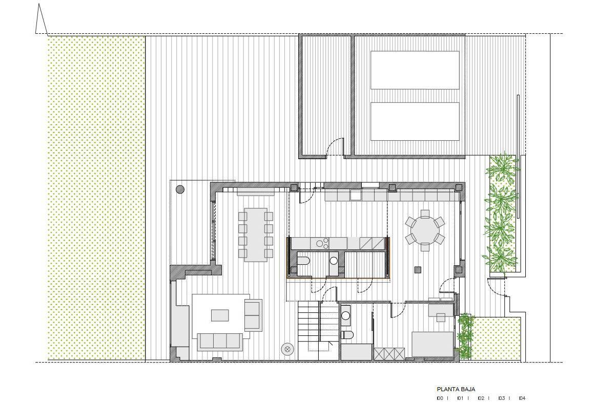 See how Daniel Gimeno of Giro A6 transformed a compartmentalised Madrid house by reorganising its ground floor around a central timber volume and garden-facing living spaces.