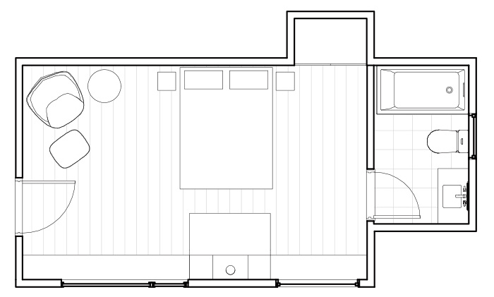 Explore the architectural drawings for Westport Place House and see how the renovation reorganised the 1961 mid-century home, opening up the main floor and transforming the lower level for modern family life.