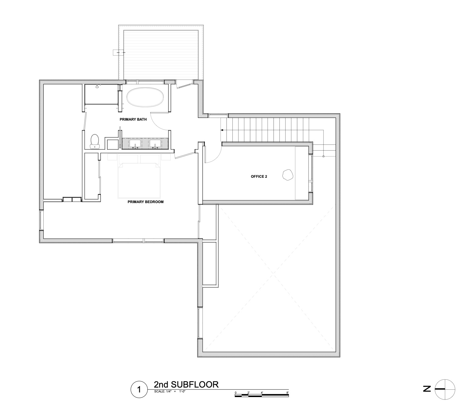 Explore the architectural drawings for the Milo House and see how its irregular volumes respond to the Vermont hillside, tree canopy and views toward the Adirondacks.
