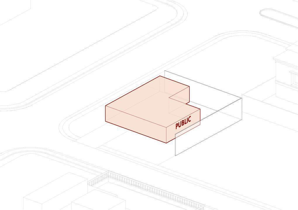 Explore the architectural drawings of Split Mass Residence by K-Thengono Design Studio to see how the split volumes, office, private living spaces, pool and rooftop are arranged across the site.