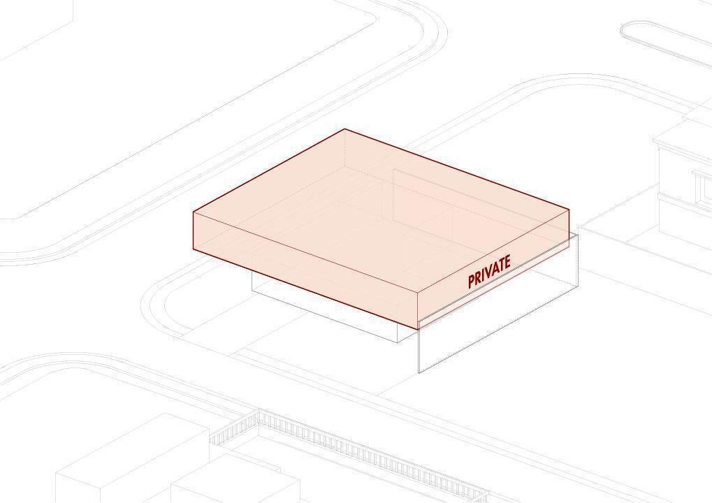 Explore the architectural drawings of Split Mass Residence by K-Thengono Design Studio to see how the split volumes, office, private living spaces, pool and rooftop are arranged across the site.