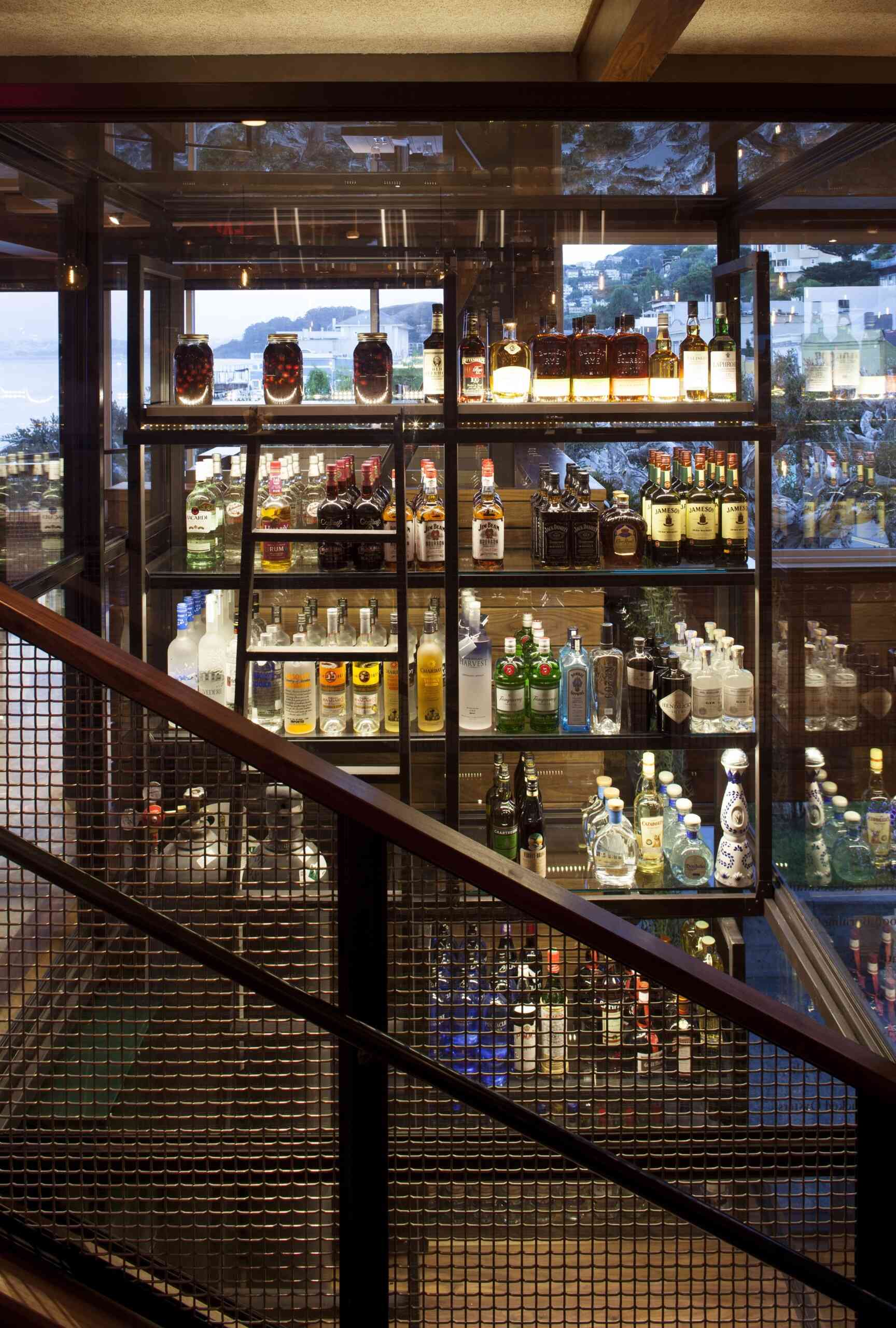 See how a former Sausalito ferry terminal was transformed into Barrel House Tavern while retaining historic features including expansive windows, cement plaster arches, and a reclaimed maple ceiling.