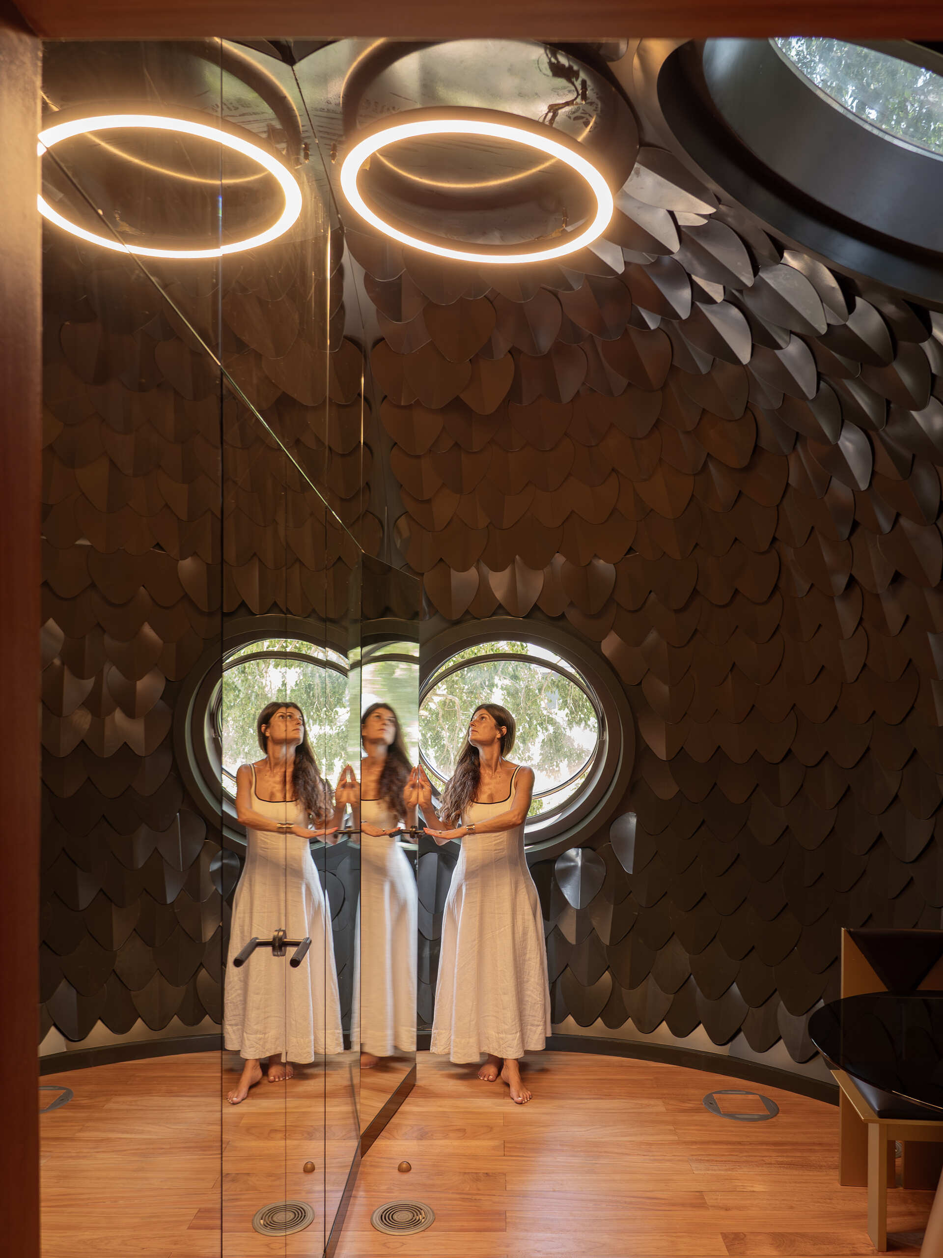 Step inside ÁTOMOS and discover how its three interconnected interiors create unique experiences shaped by light, space, and vineyard views.