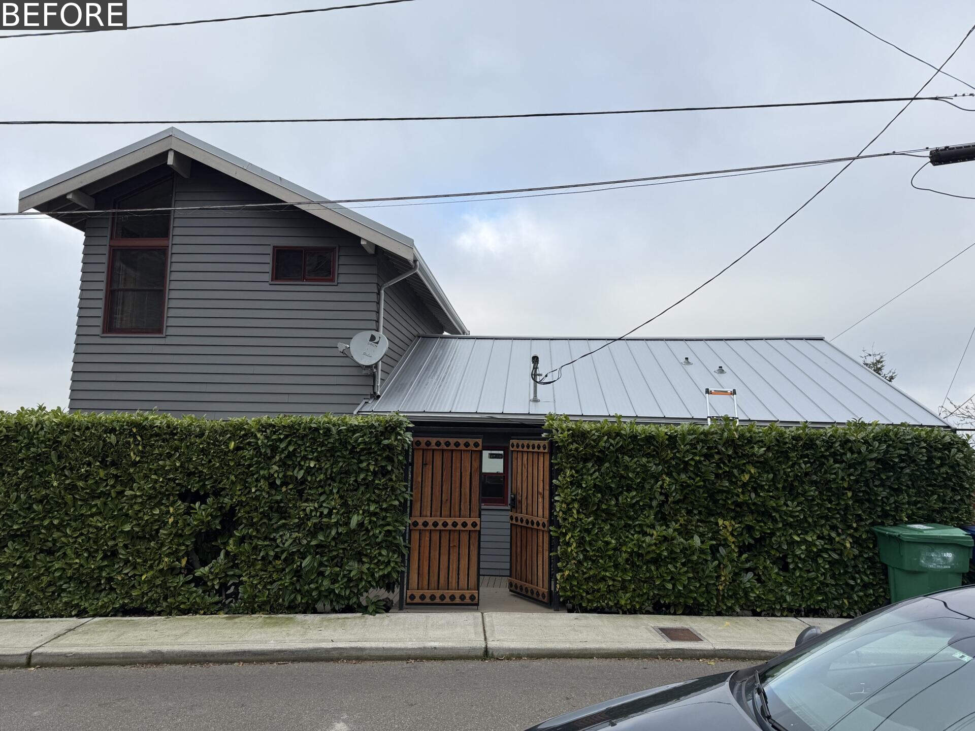 See Alki Lookout before its renovation, when the 1910 house had already been remodeled twice and its traditional interiors felt disconnected from both the homeowners’ style and its incredible West Seattle location.
