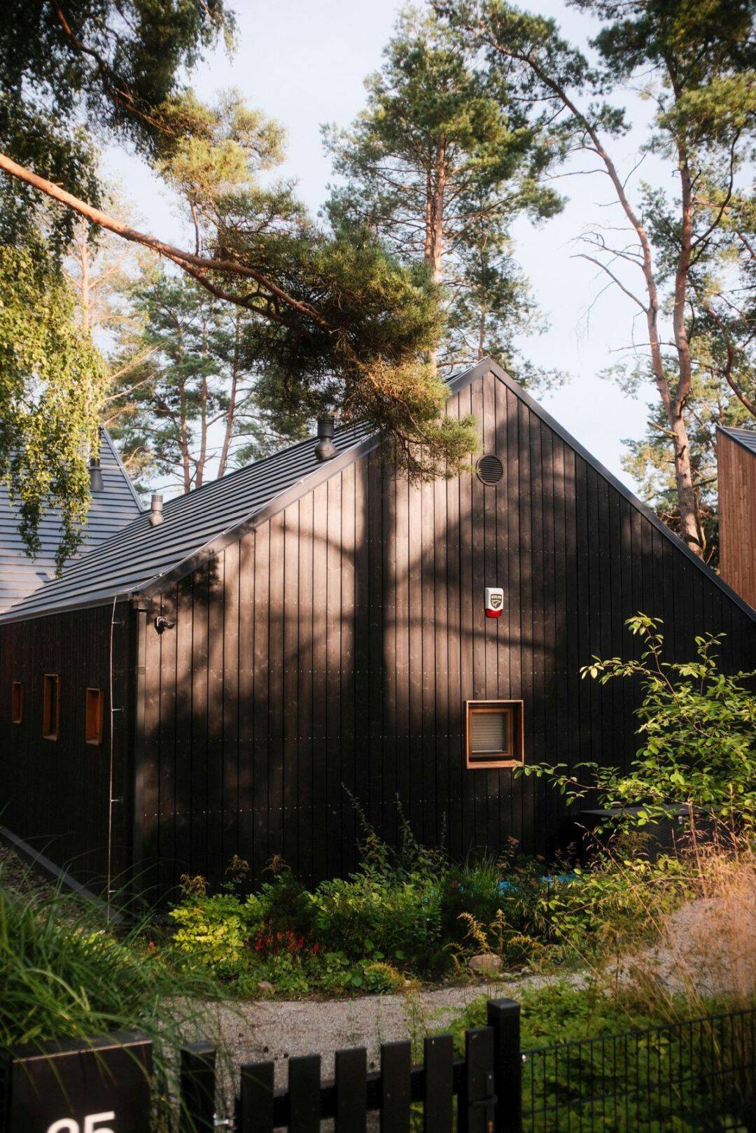 Discover how gardens at Kalbornia Mazury bring contemporary houses into a softer relationship with nature, maintaining open views of the lake, forest and surrounding scenery.