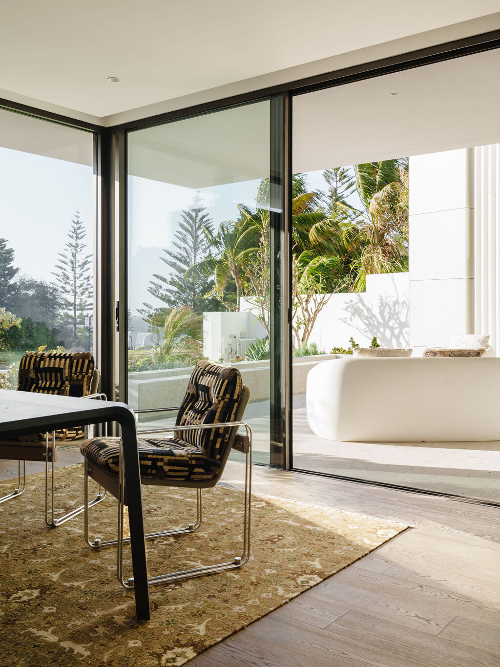 Mezzanine House includes a flexible home office that can also function as a guest bedroom, helping the Perth home adapt to changing family needs.