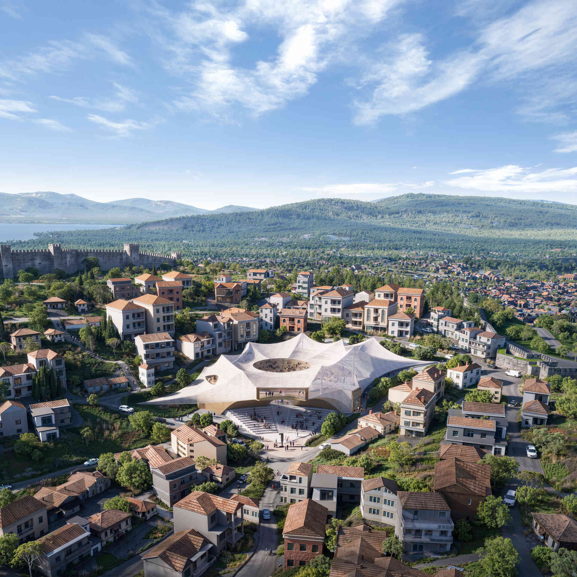 Unesco Ancient Theatre Revitalization Cultural Facility by Lyt X Studio.