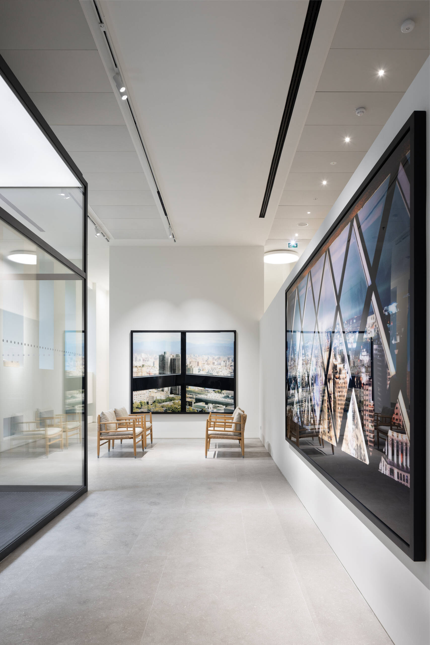 Explore RG27, ACPV ARCHITECTS' new Milan headquarters, featuring contemporary office interiors, open-plan workspaces, a central garden courtyard, architectural model archives, and a materials library.