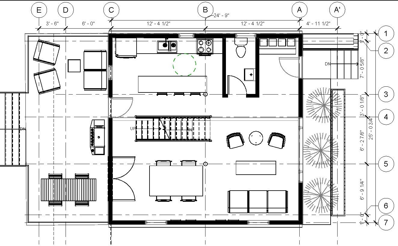Explore the architectural diagrams and floor plans of #7StarGeneral_House in Ottawa, showing how a modest post-war house was transformed into a contemporary two-story family home.