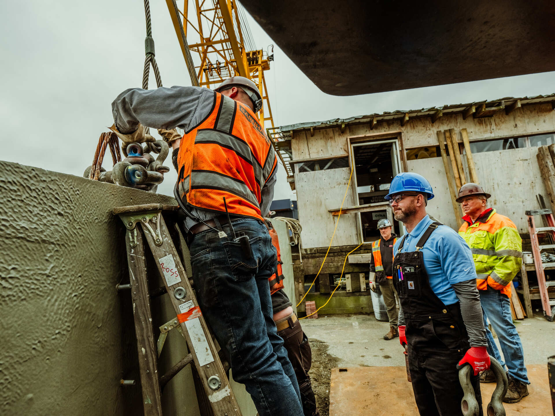 A behind-the-scenes look at the construction of Modern Beach House, a contemporary floating home on Seattle's Lake Union. Designed by Hoshide Wanzer Architects + Interiors and built by Dyna Builders at their Ballard docks, the two-story home was constructed on a new concrete float before being moved to its permanent waterfront location.