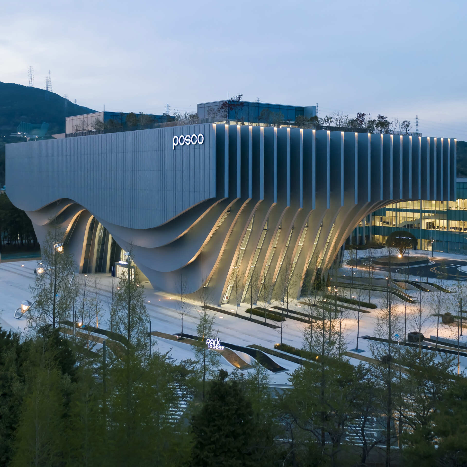 Park1538 Gwangyang Cultural Facility by Unsangdong Architects and Posco A&C