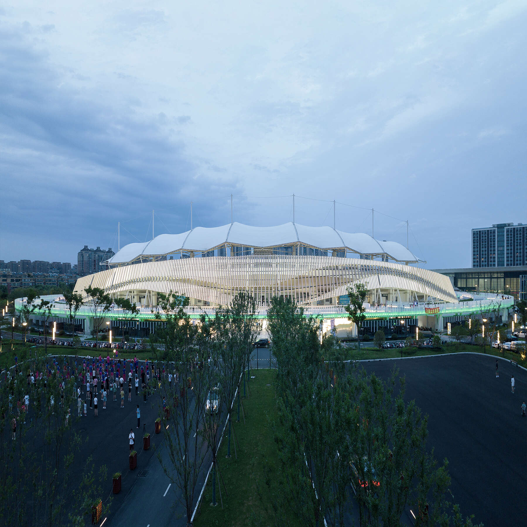 Zhejiang Pinghu Sports Center by Frederic Rolland, Jia Jiong and Wang Hanlu